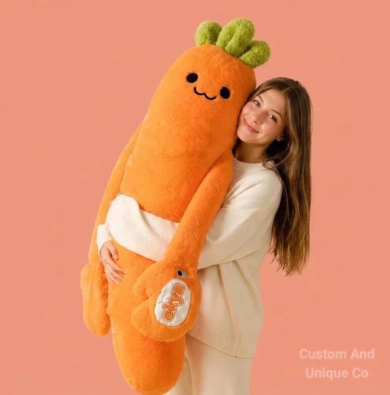 OKYA Carrot Body Pillow | Sir Carrot Patting Doll
