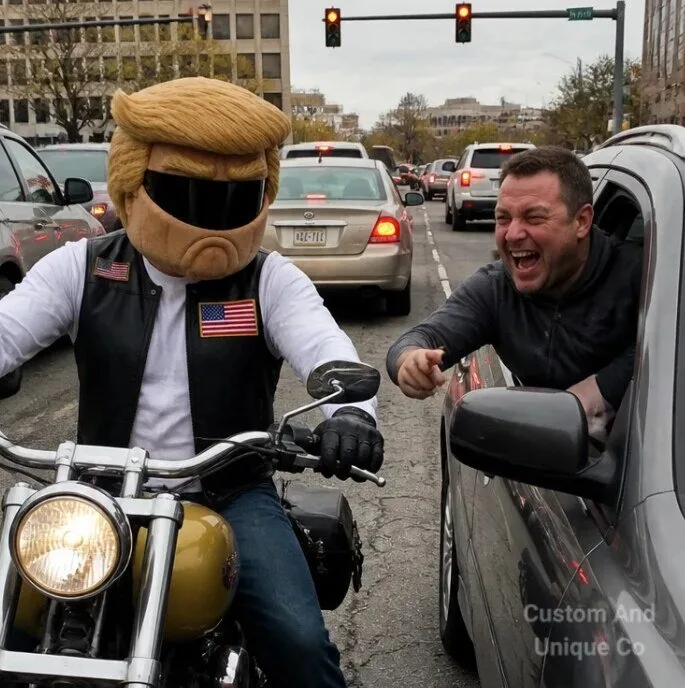 Donald Trump Helmet Funny For motobike 10 Donald Trump Helmet Funny For motobike