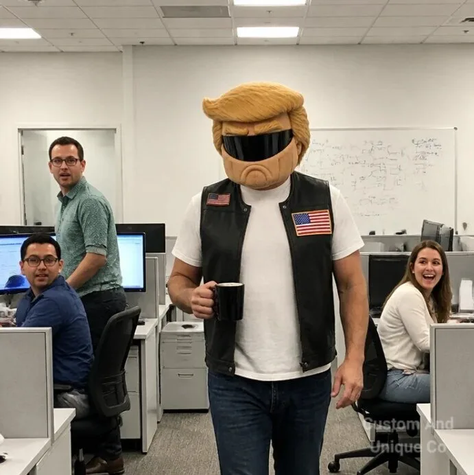 Donald Trump Helmet Funny For motobike 11 Donald Trump Helmet Funny For motobike