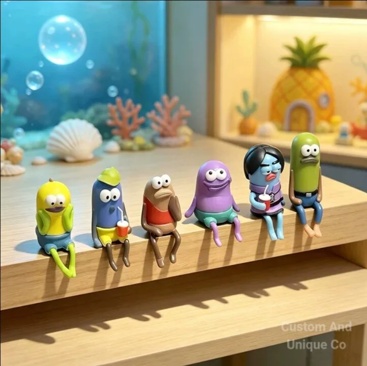 SpongeBob SquarePants - Bikini Bottom Buddies / Silly Sitting Fish Figure