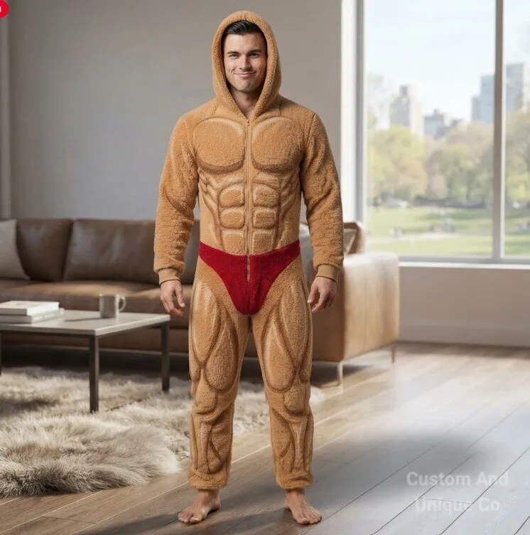 Personalized Funny Body Onesie / Muscle Jumpsuit