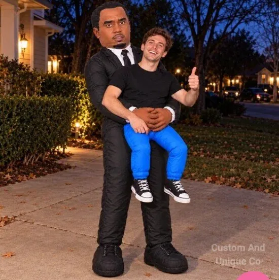 DiddiGrab Funny Inflatable Carry-Me Costume
